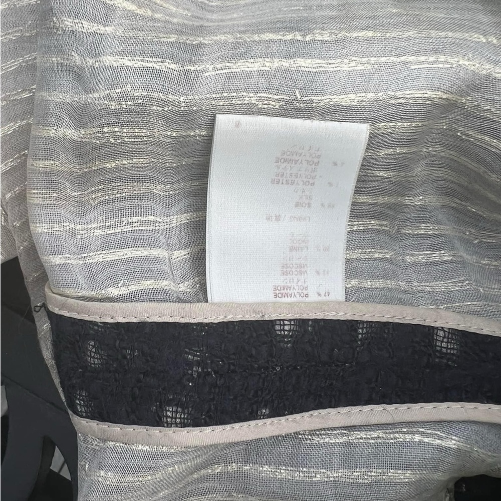 Louis Vuitton Blue & Beige preowned Skirt Suit - size 34 & 36 (us 2to4) - Picture 5 of 15